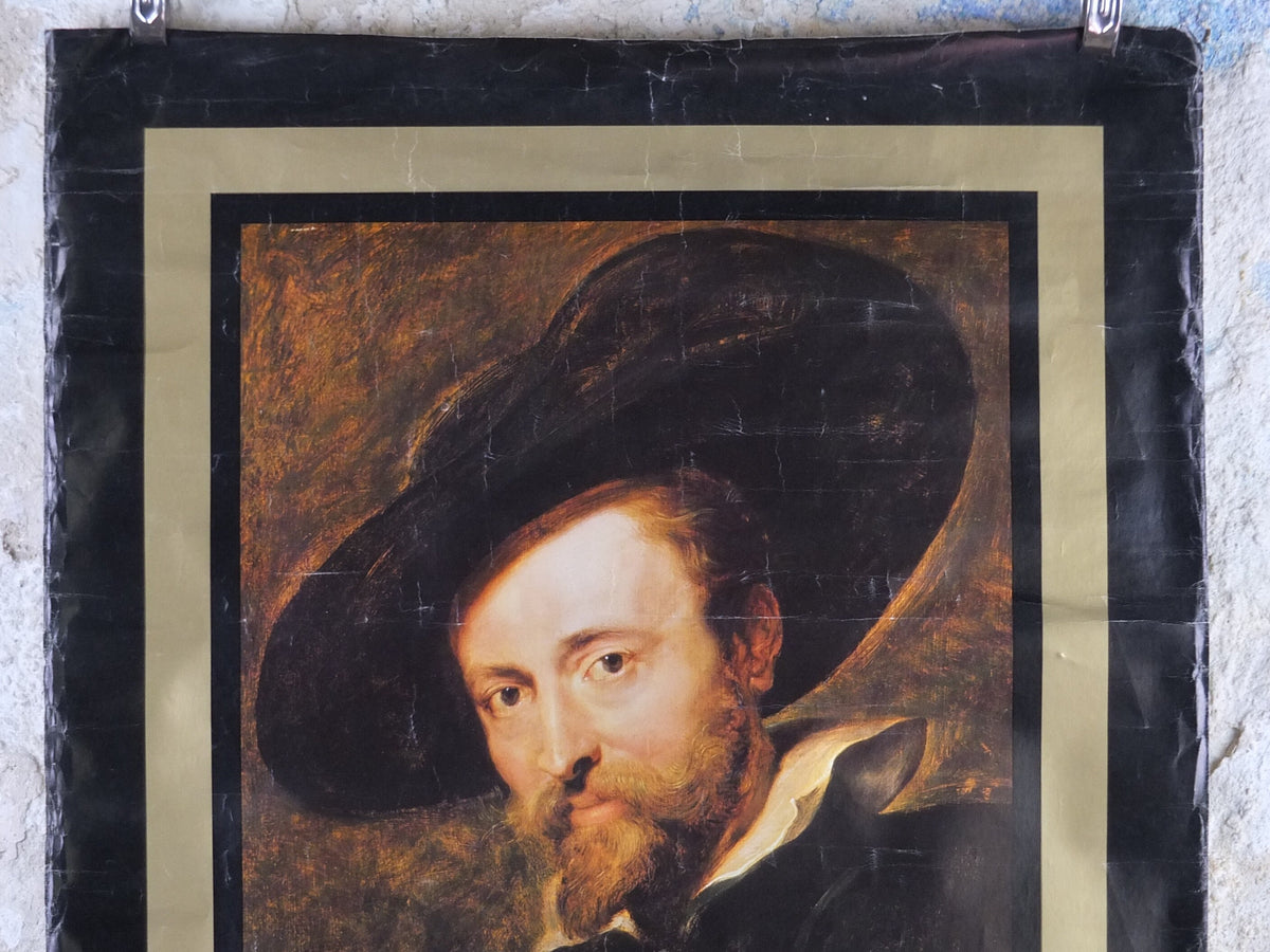 Belgium Rail Travel Poster, Peter Paul Rubens, Belgian National Railways, travel tourism holiday vacation wall art