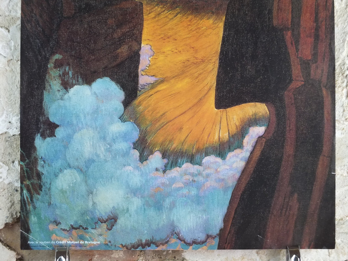 1998 Vorhor the Green Wave Poster, Georges Lacombe, waves, seascapes, Symbolism, Post Impressionism, French painter, wall art decor