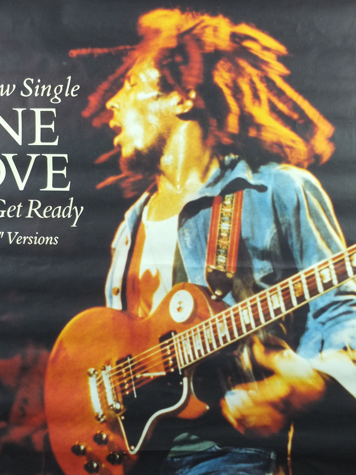 1984 Bob Marley and the Wailers Poster, One Love / People Get Ready from the album Exodus, very large, musical wall art decor
