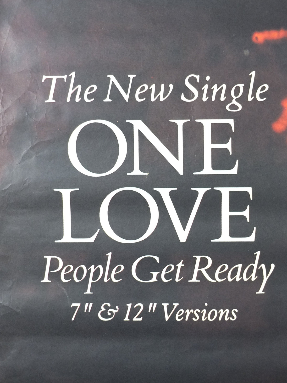 1984 Bob Marley and the Wailers Poster, One Love / People Get Ready from the album Exodus, very large, musical wall art decor