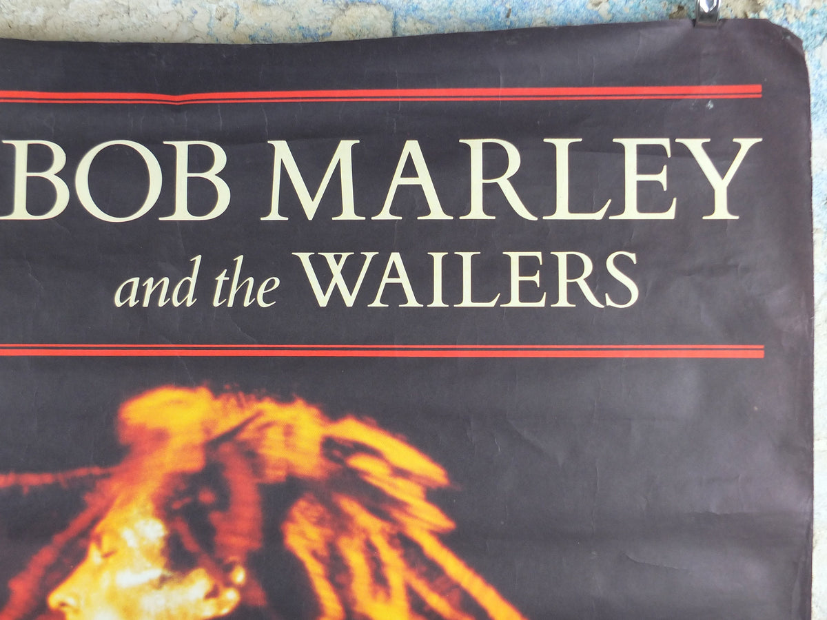 1984 Bob Marley and the Wailers Poster, One Love / People Get Ready from the album Exodus, very large, musical wall art decor