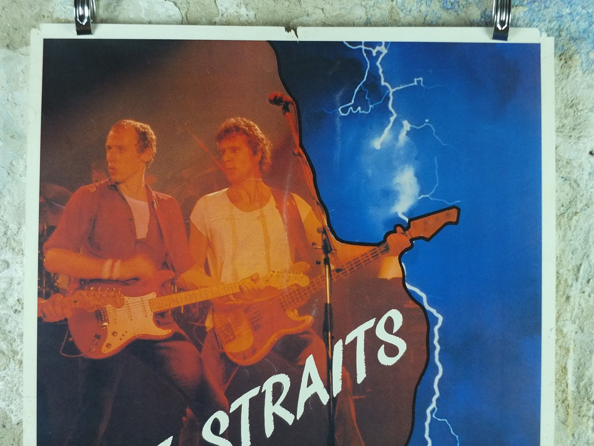 1992 Dire Straits European Tour Poster, Mark Knopfler, On Every Street, Brothers in Arms, musical wall art decor