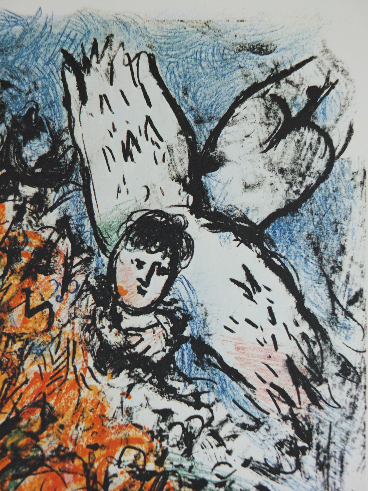 1976 Marc Chagall Poster, Holy Family, Pace Columbus Ohio, amazing condition, Cubism and Expressionism, gallery exhibition, wall art decor