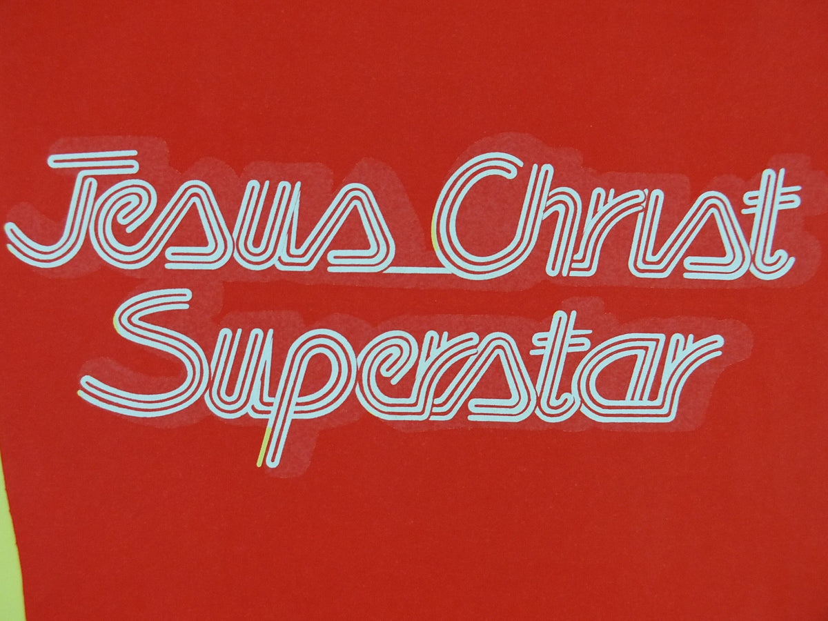 Jesus Christ Superstar Poster, 1970s, Crown of Thorns, halo, celtic design, from the Theatre Royal, theatre memorabilia, wall art decor