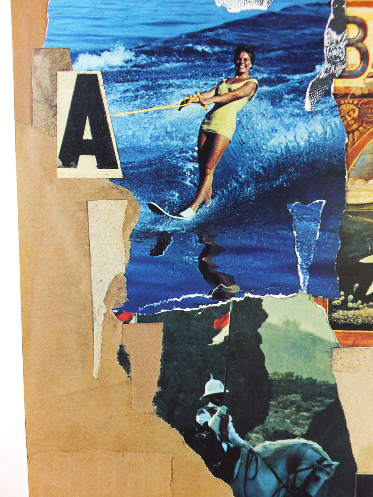 1967 Barbados Travel Poster, Barbados is a Singular Island, montage and collage of history, travel tourism, wall art decor