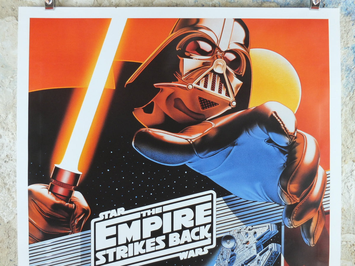 The Empire Strike Back Poster, Larry Noble's Star Wars, Zigzag Germany, Darth Vader, cinema film memorabilia, wall art decor