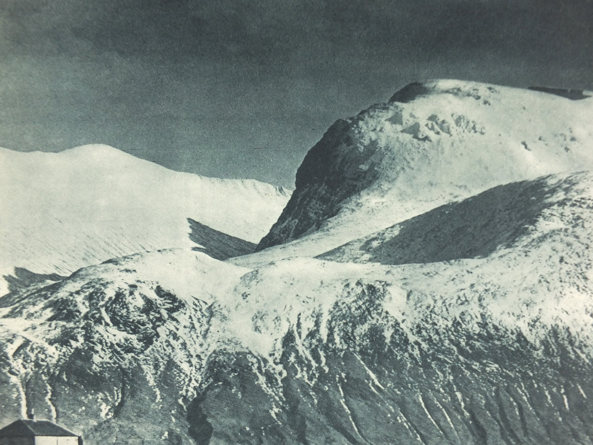 1947 Ben Nevis Britain Poster, Fort William Scotland, Travel Association United Kingdom, travel tourism holiday vacation wall art decor
