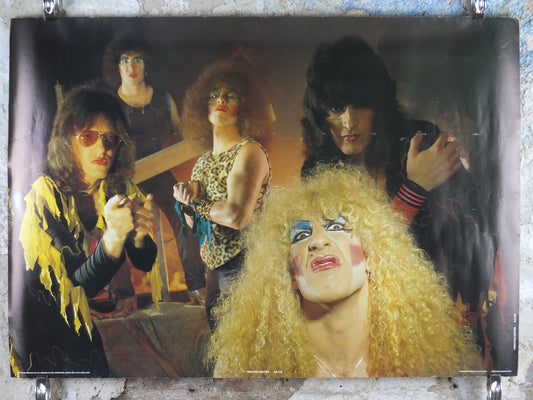 1983 Twisted Sister Poster, American Heavy Metal band from New Jersey, by Anabas AA116, musical wall art decor