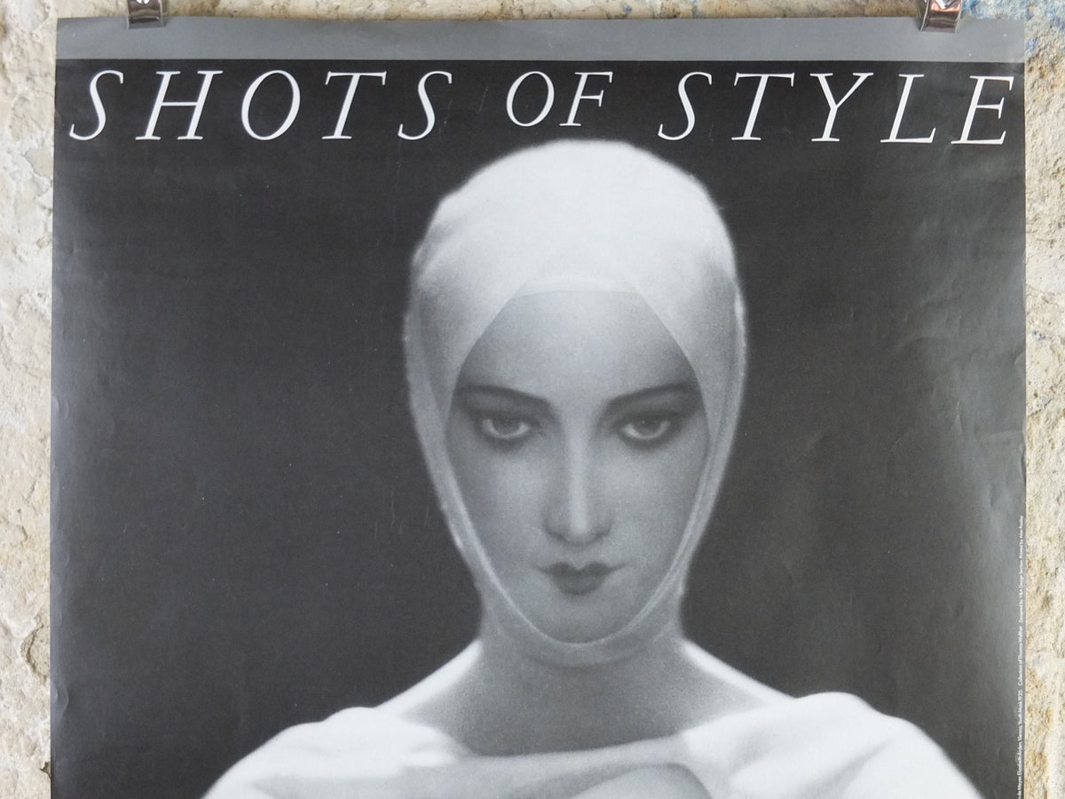 1986 V&A Museum Poster, David Bailey's Great Fashion Photographers, Victoria and Albert, gallery exhibition wall art decor