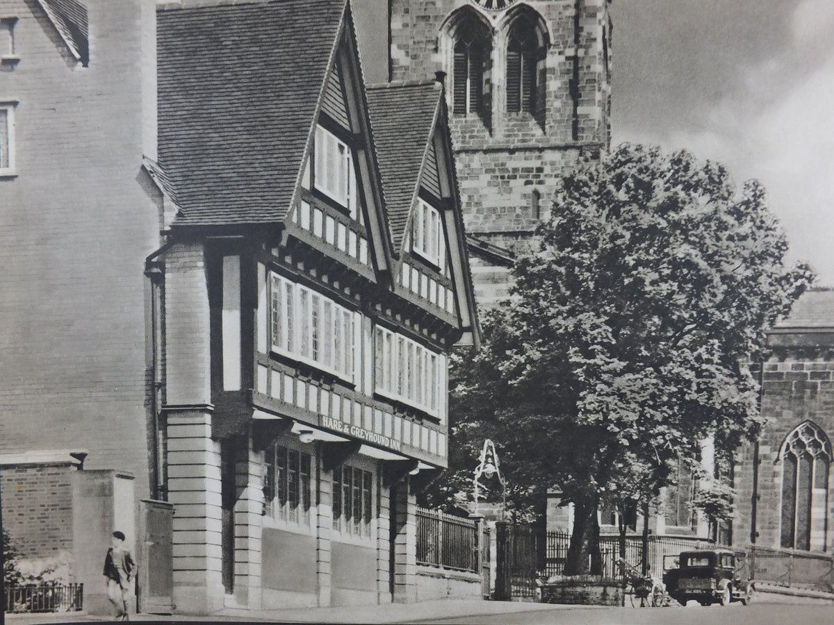 1947 The Crooked Spire Britain Poster, Chesterfield, Travel Association United Kingdom, travel tourism, holiday vacation wall art decor