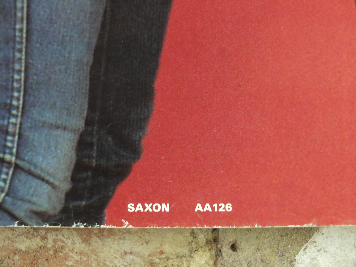 1984 Saxon Poster, English Heavy Metal band from Barnsley, by Anabas AA126, musical wall art decor