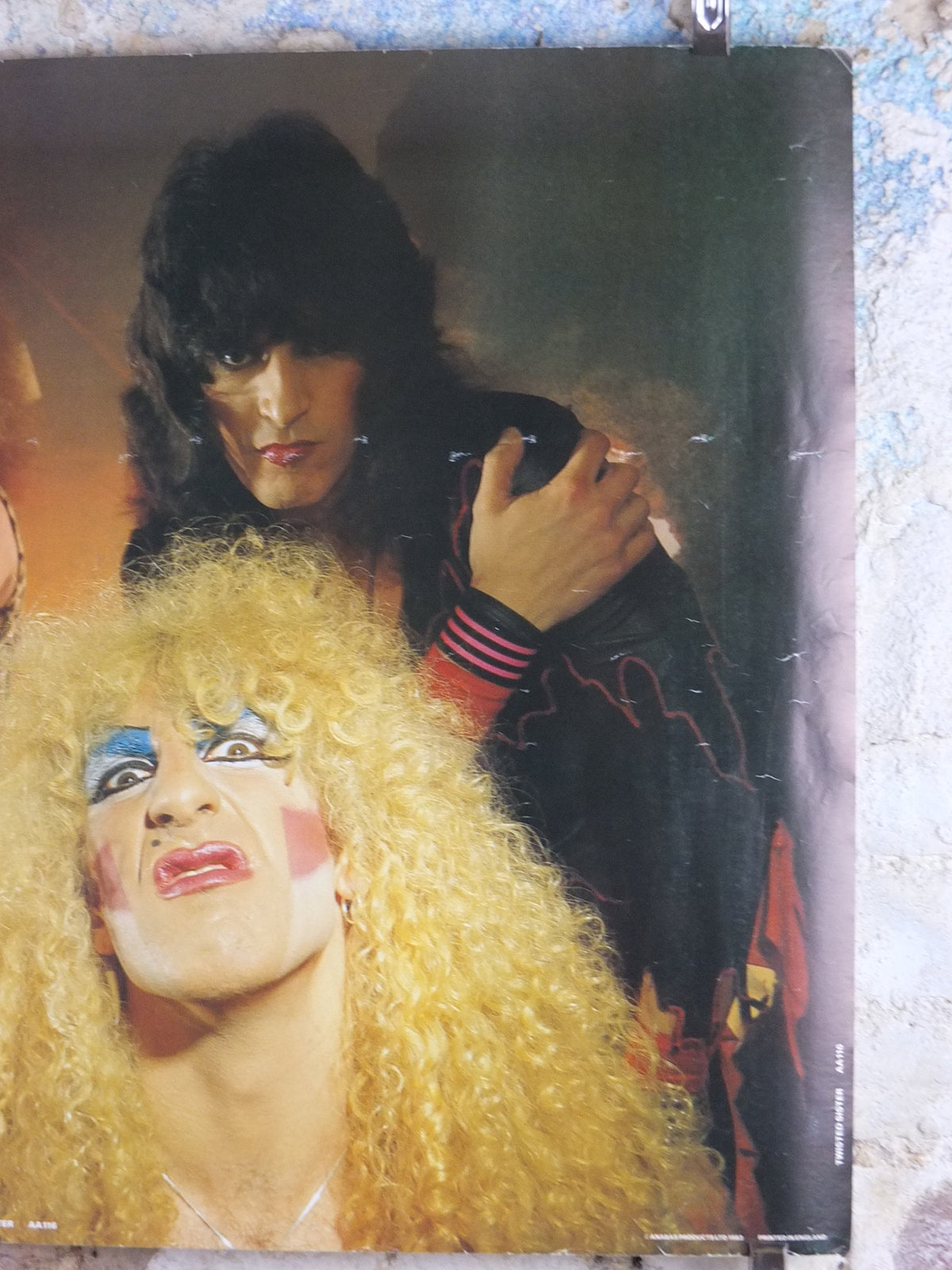 1983 Twisted Sister Poster, American Heavy Metal band from New Jersey, by Anabas AA116, musical wall art decor