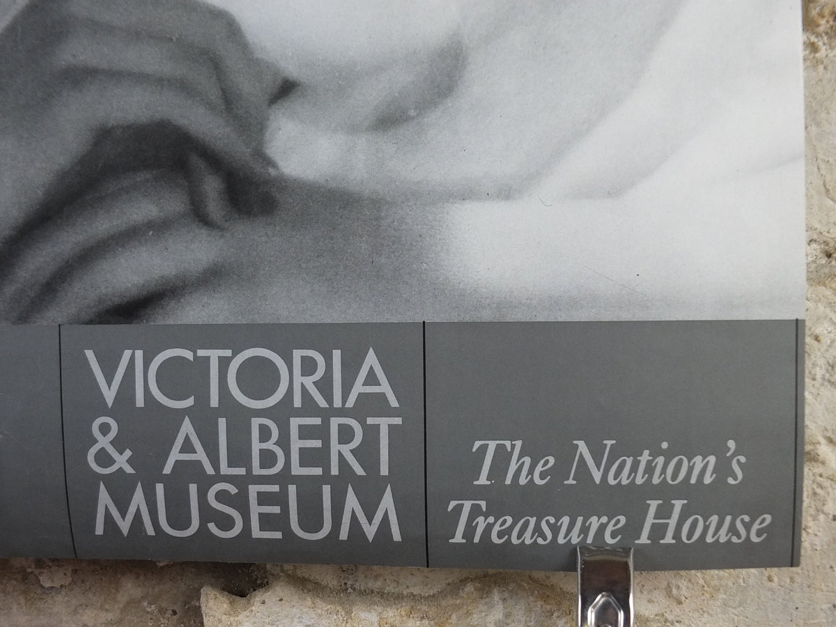 1986 V&A Museum Poster, David Bailey's Great Fashion Photographers, Victoria and Albert, gallery exhibition wall art decor