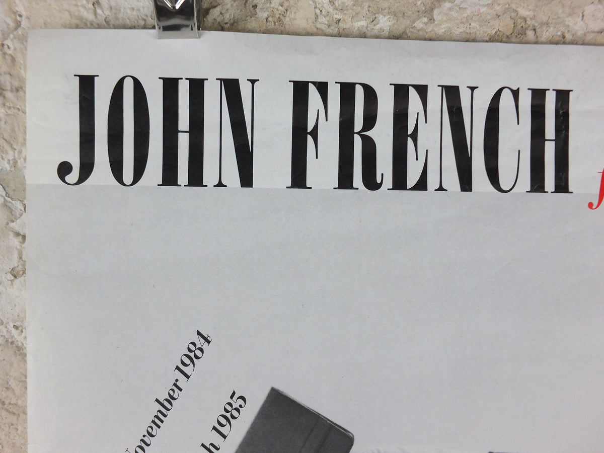 1984 V&A Museum Poster, John French Fashion Photographer, Daphne Abrams TV Times '57, Victoria and Albert, gallery exhibition wall art decor