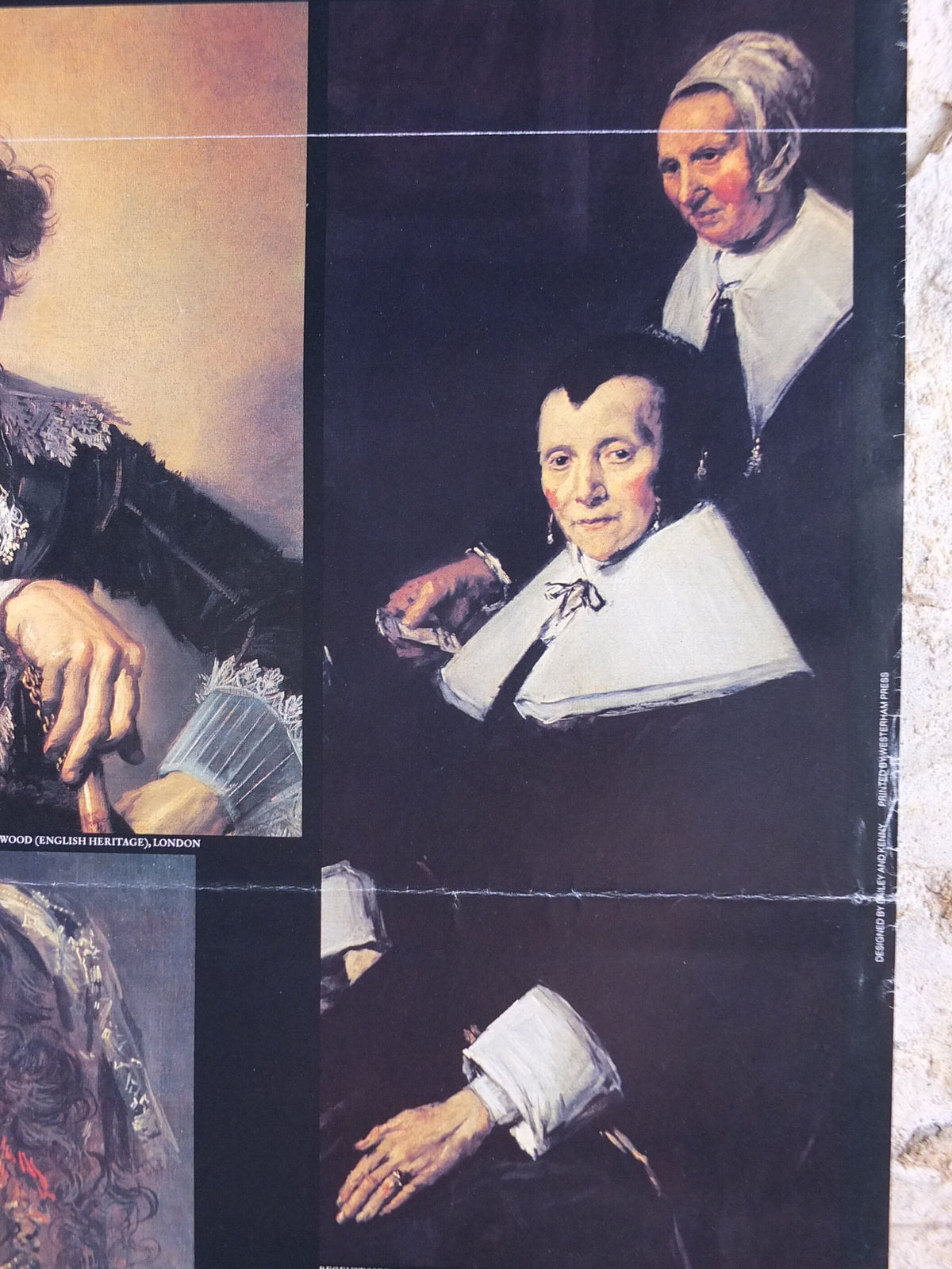 1990 Royal Academy of Arts Poster, Frans Hals the Elder, The Meagre Company, old masters art, gallery exhibition, wall art decor
