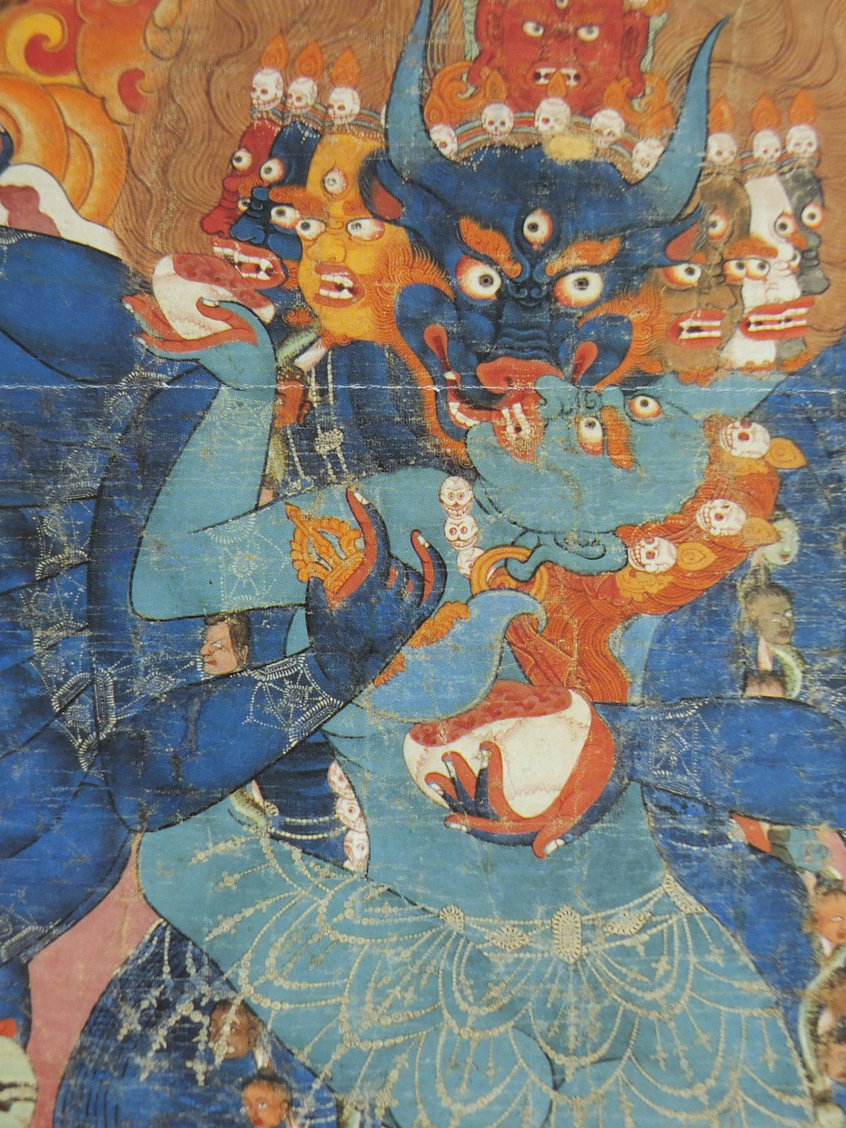 1992 Royal Academy of Arts Poster, The Sacred Art of Tibet, Wisdom and Compassion, Tsong Khapa, gallery exhibition, wall art decor