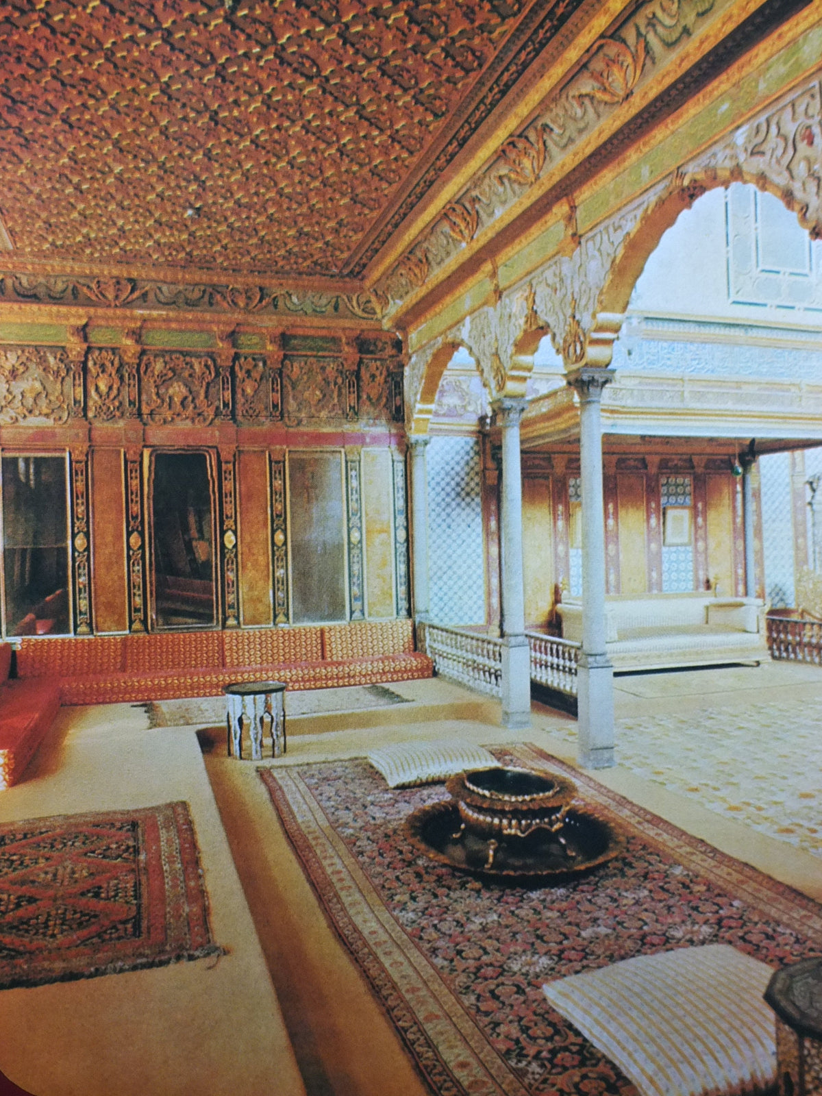 1960s Istanbul Turkey Travel Poster, Harem at Topkapi Palace, Original Turkish, travel tourism, holiday vacation, wall art decor