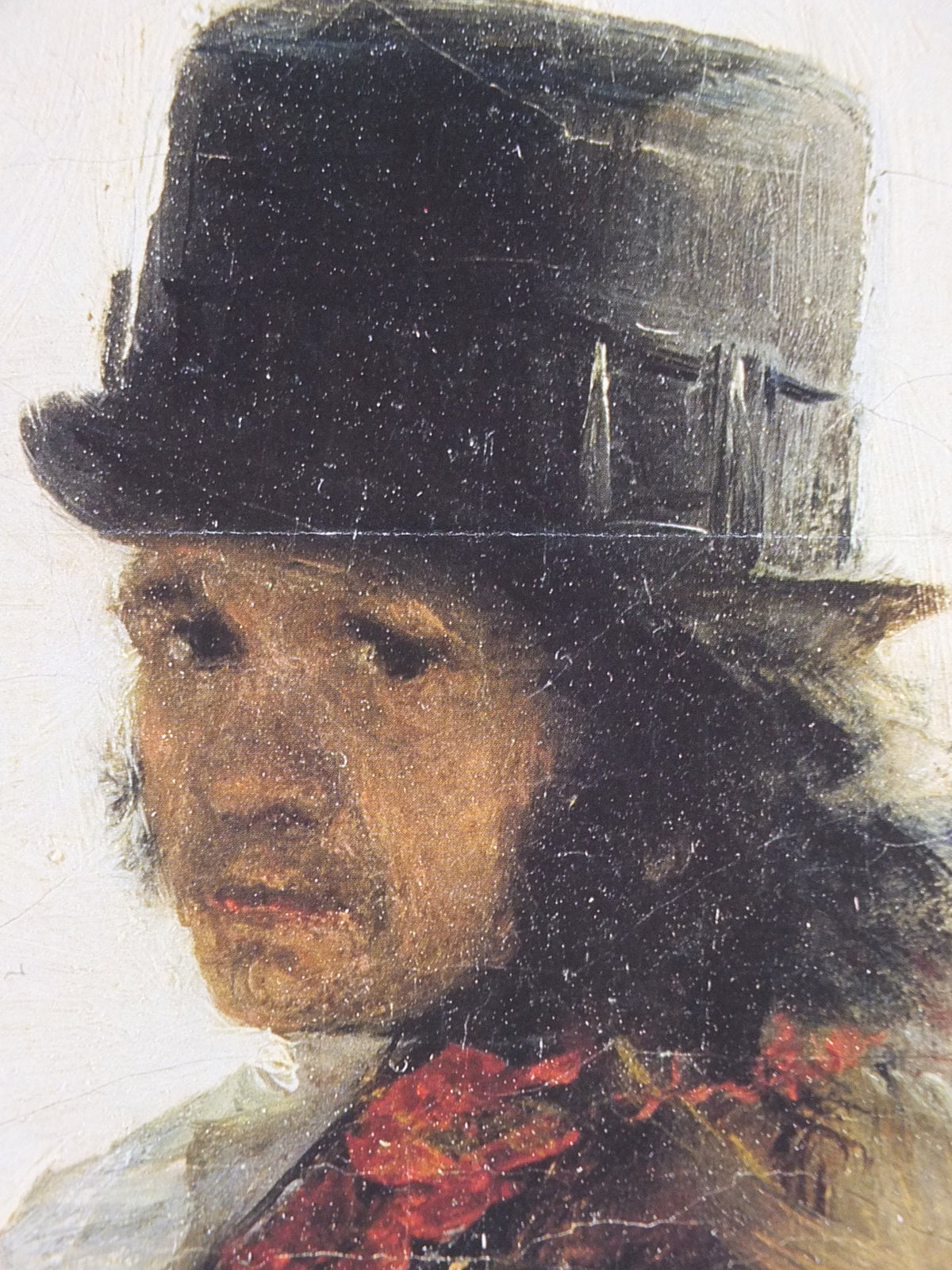 1994 Royal Academy of Arts Poster, Francisco Goya, "Self Portrait in the Studio" 1794 Romanticist artist gallery exhibition, wall art decor