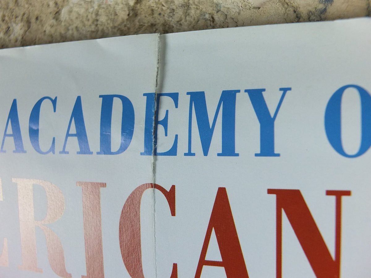 1993 Royal Academy of Arts Poster, American Art in the 20th Century, Kennedy, JFK, artists gallery exhibition, wall art decor