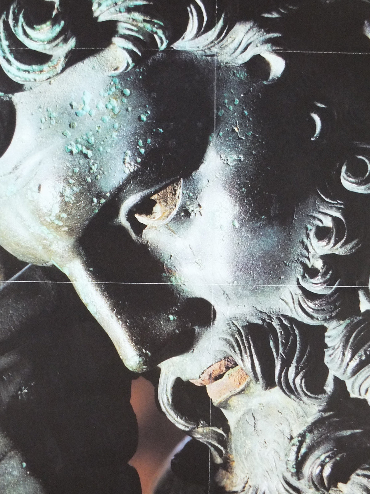 1994 Royal Academy of Arts Poster, Ajax in Bronze 1st Century, "Art of the Ancient World" sculpture gallery exhibition, wall art decor