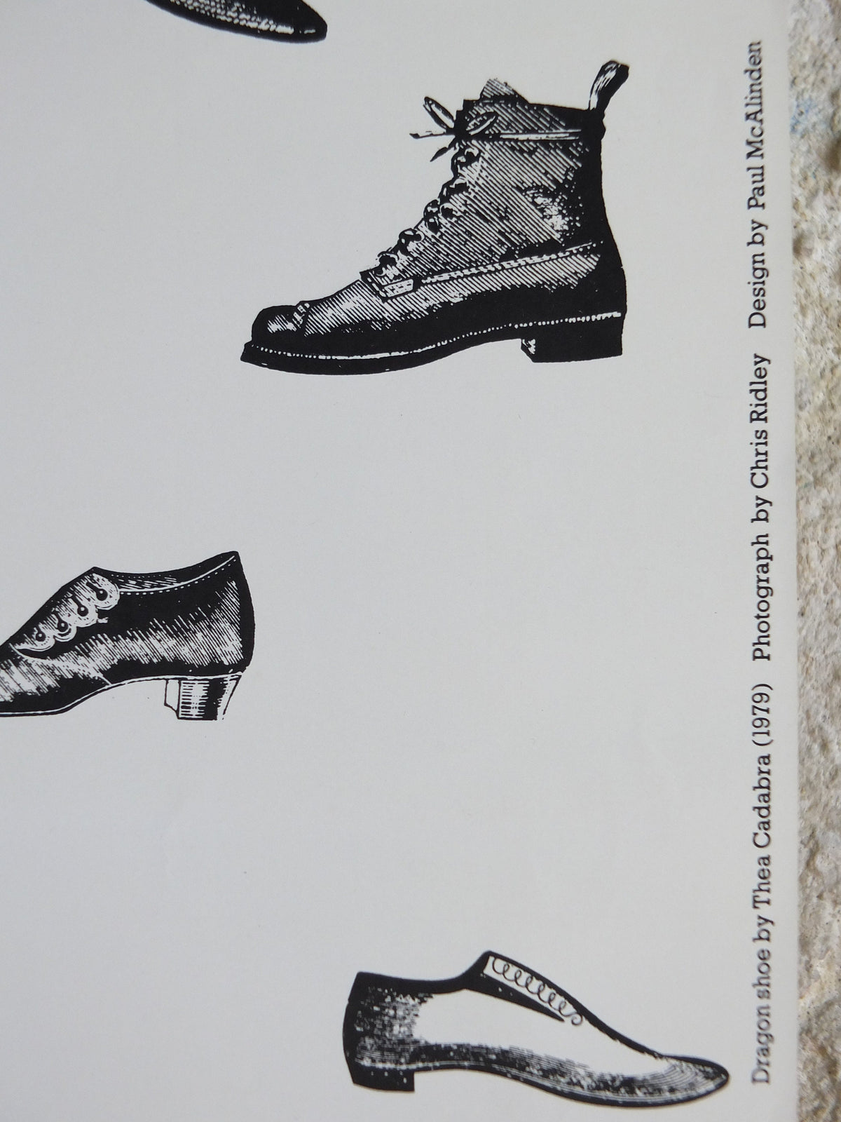 1979 The Shoe Show Poster, Dragon Shoe, British Shoes since 1790, Institute of Contemporary Arts, gallery exhibition wall art decor