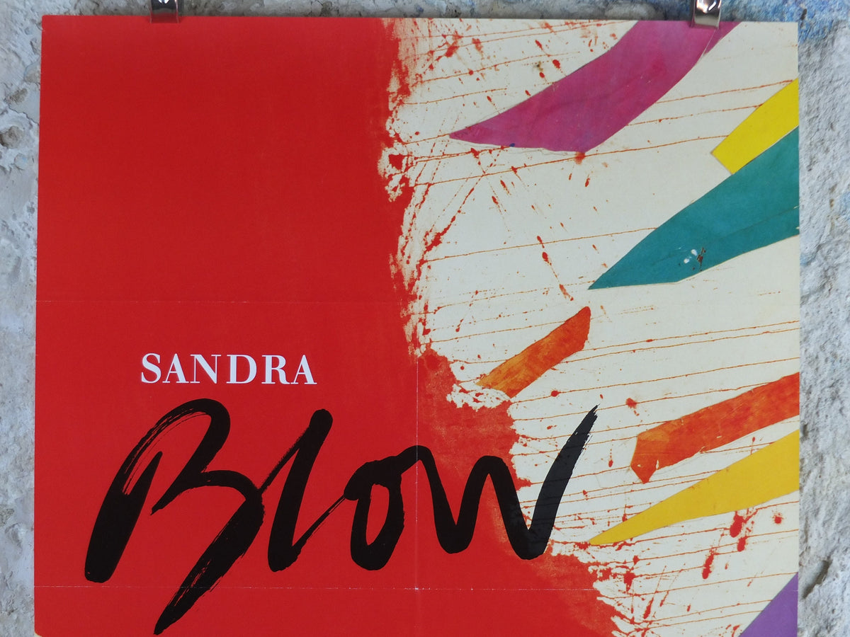 1994 Royal Academy of Arts Poster, Sandra Blow, Vivace II from 1988, abstract art, gallery exhibition, wall art decor