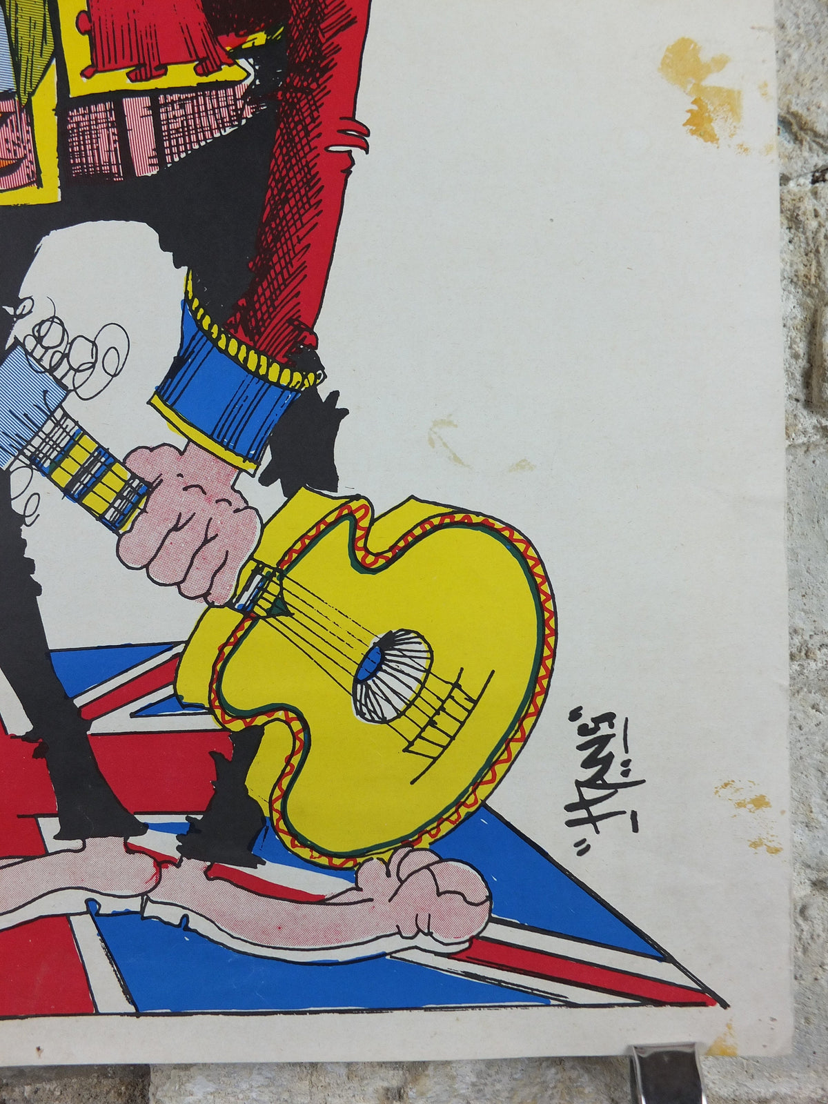 1967 Carnaby Street Poster, I was Lord Kitchener's Valet, by Hans, psychedelic swinging sixties, fashion Advertising, wall art decor