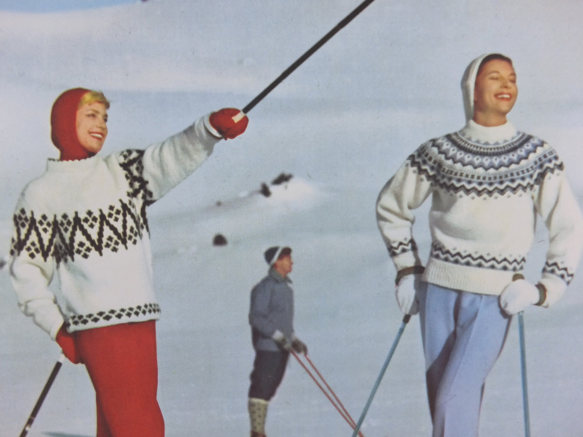 1958 Norway Skiing Poster, Ski and Winter Sports, Norway Travel Association & Norwegian State Railways, tourism vacation wall art decor