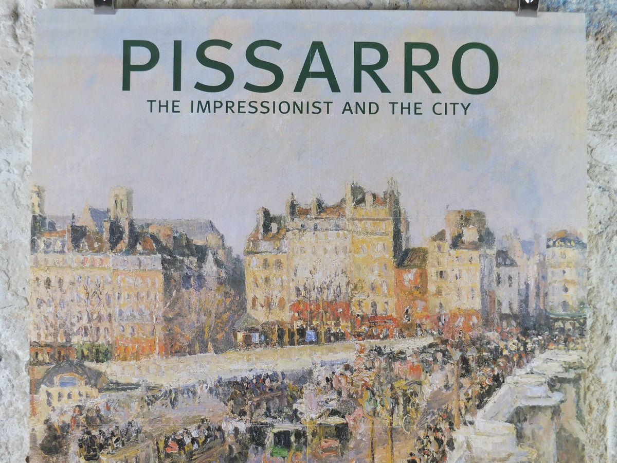 1993 Royal Academy of Arts Poster, Camille Pissarro, "The Afternoon Sun" 1901 Impressionist artist gallery exhibition, wall art decor