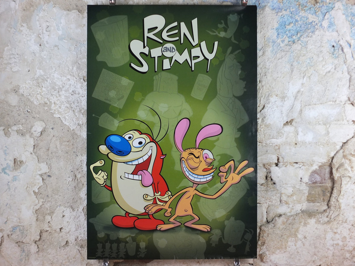 2005 The Ren & Stimpy Show Poster, cartoon TV Series, wall art decor