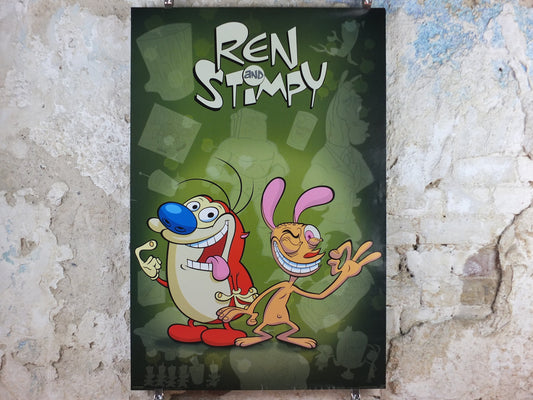 2005 The Ren & Stimpy Show Poster, cartoon TV Series, wall art decor