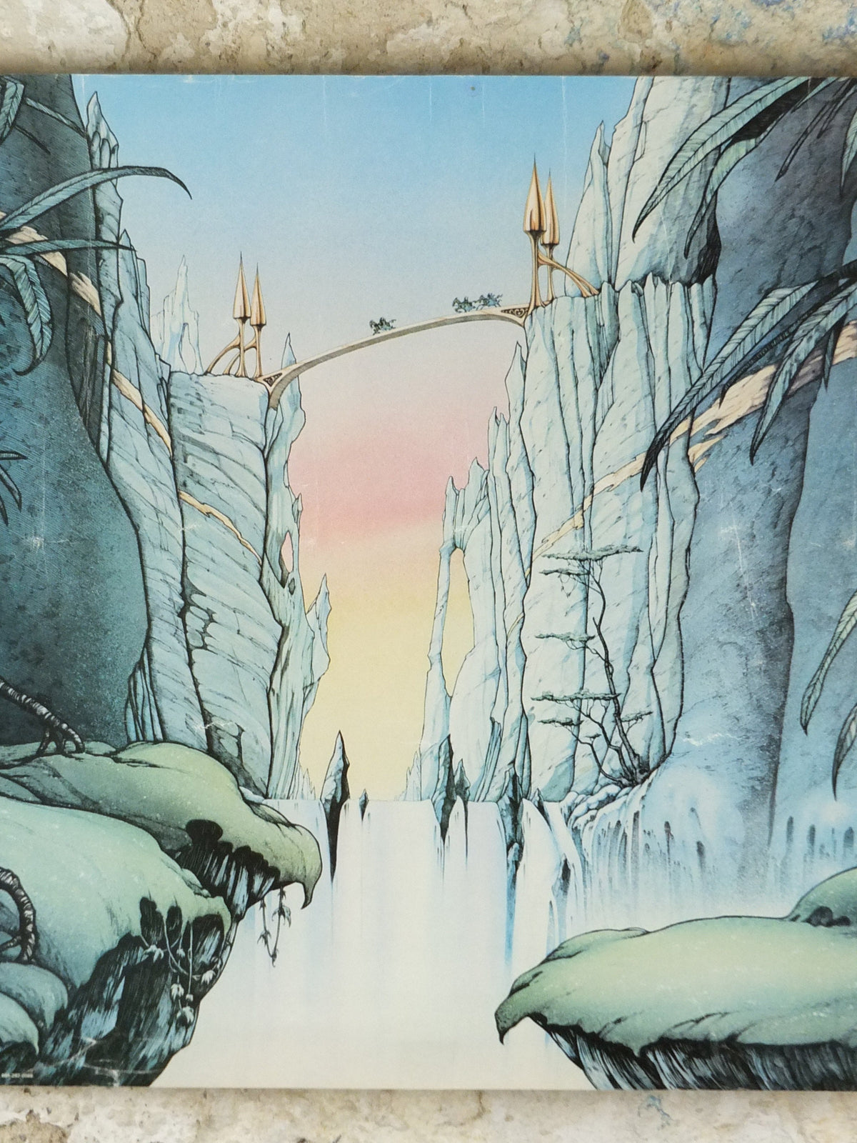 1976 In Search of Forever Poster, epic adventure quest art by Rodney Matthews, Big O Posters, fantasy wall art decor