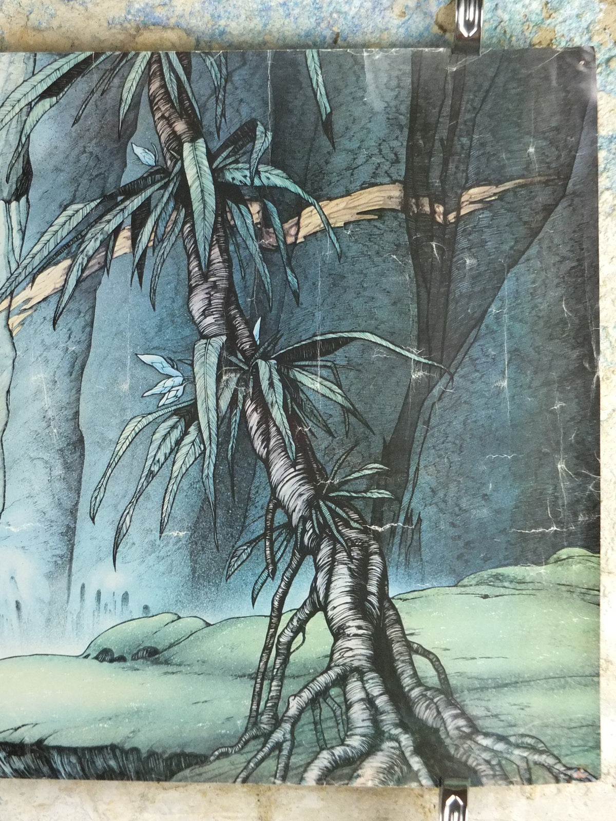 1976 In Search of Forever Poster, epic adventure quest art by Rodney Matthews, Big O Posters, fantasy wall art decor