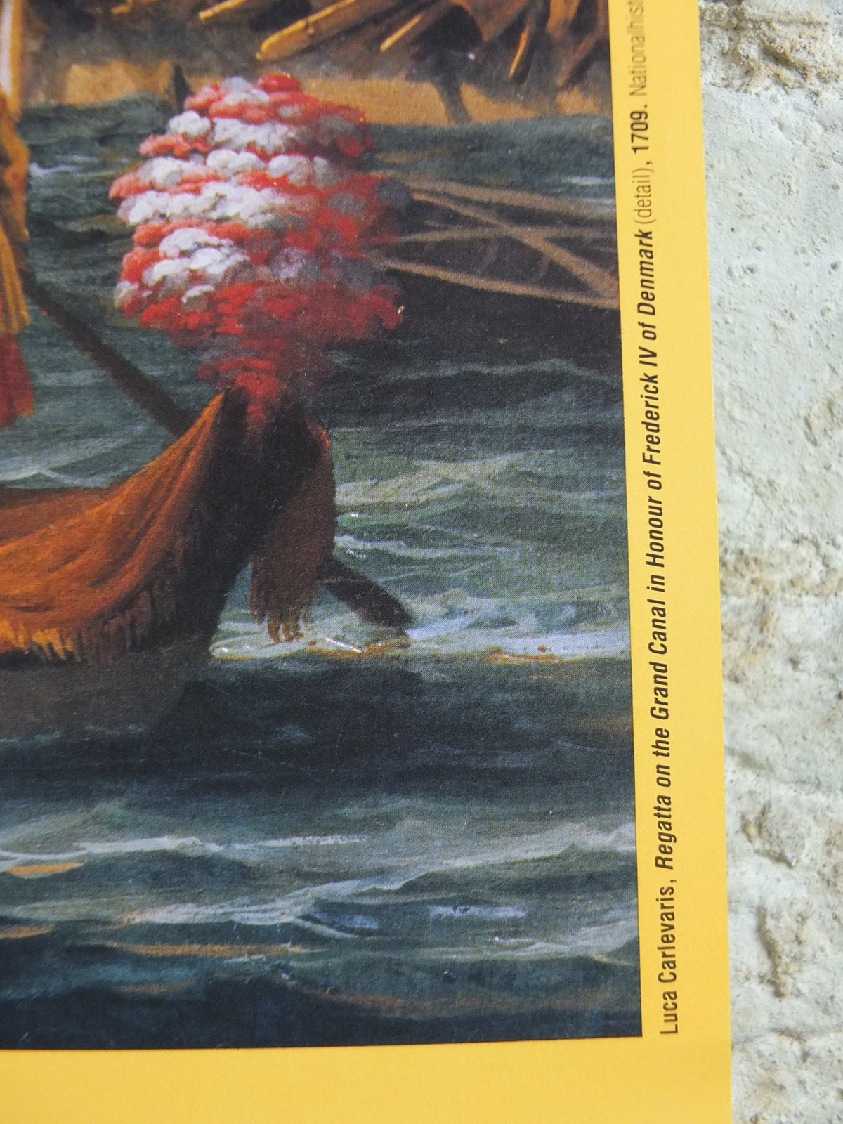 1994 Royal Academy of Arts Poster, The Glory of Venice, Luca Carlevaris "Regatta on the Grand Canal" 1709 gallery exhibition, wall art decor