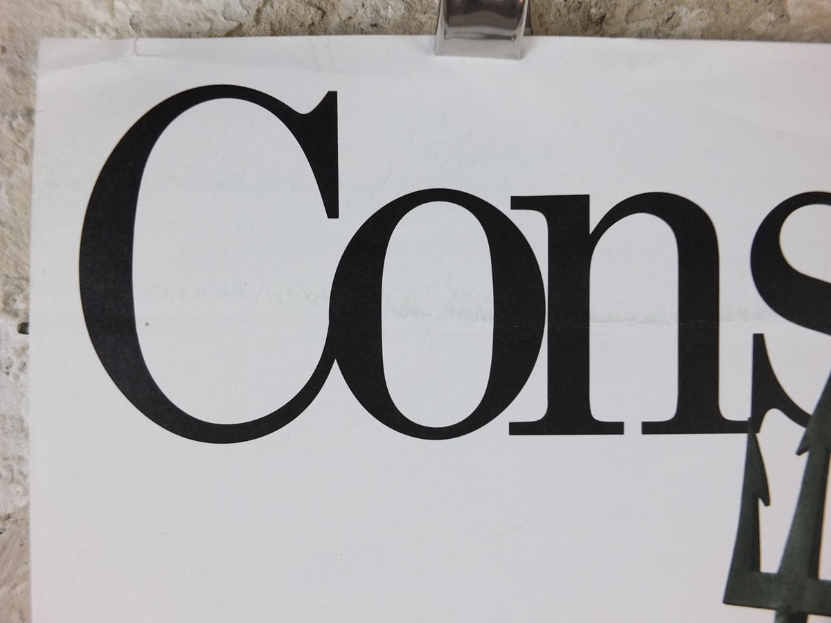 1989 Royal Academy of Arts Poster, Conservation Today, "The Preservation and reuse of Older Buildings" gallery exhibition, wall art decor