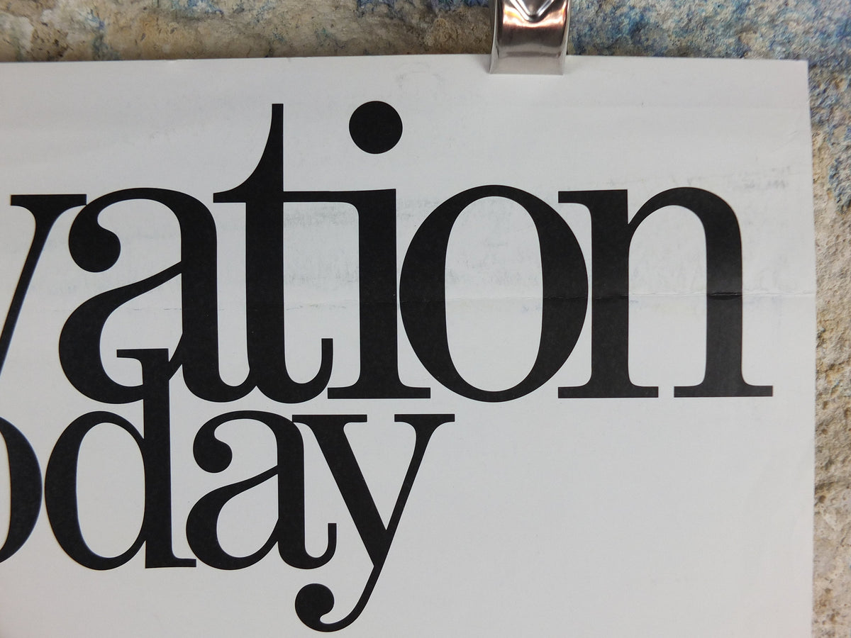 1989 Royal Academy of Arts Poster, Conservation Today, "The Preservation and reuse of Older Buildings" gallery exhibition, wall art decor