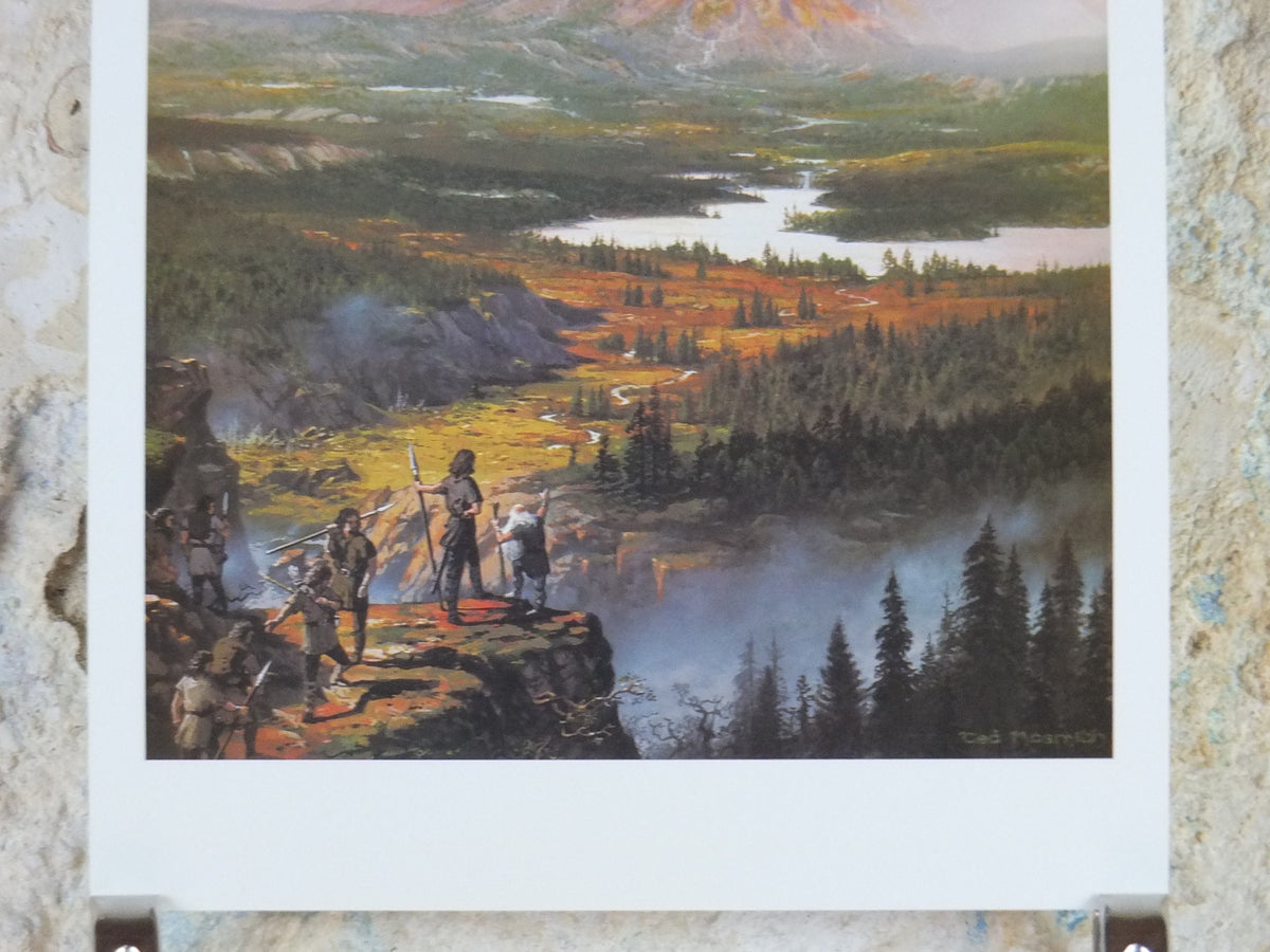 1998 Tolkien Silmarillion Poster, Turin at Amon Rudh, by Ted Nasmith, Middle Earth pre Lord of the Rings, print wall art decor