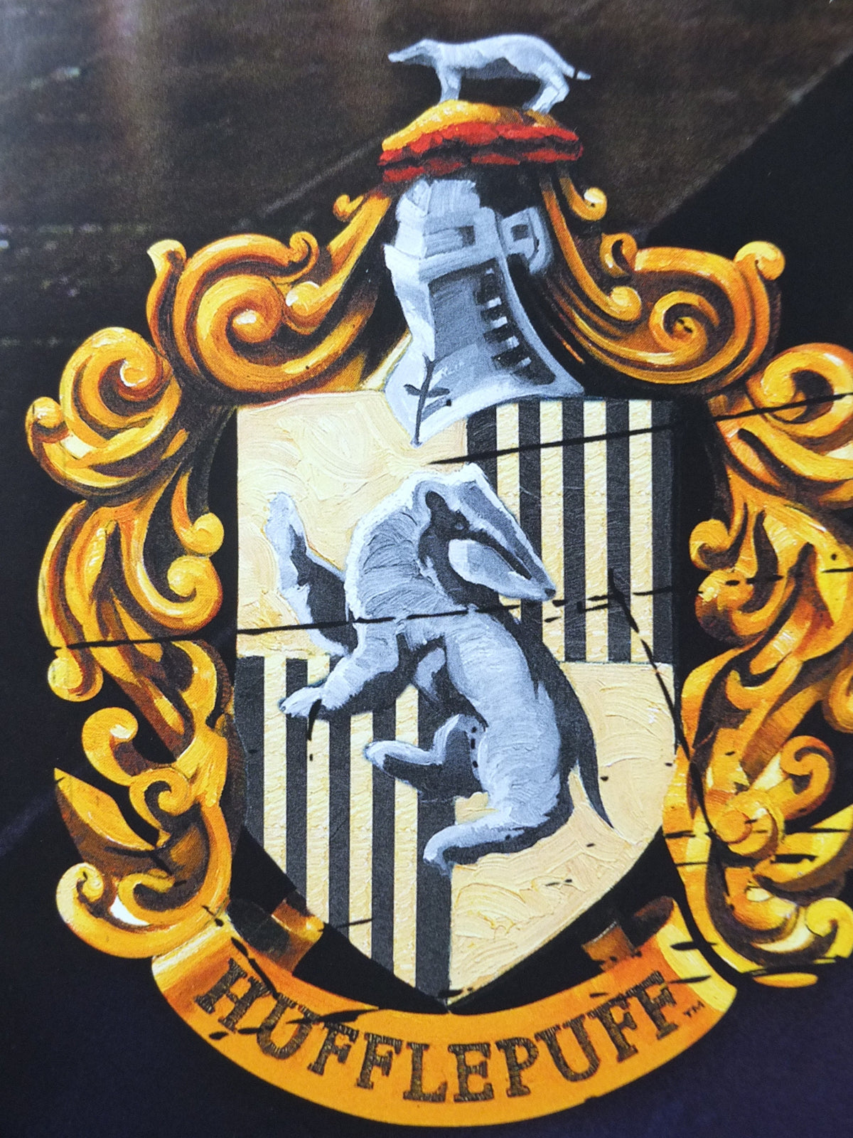 Vintage Harry Potter Hogwarts Poster, Hogwarts Houses, wall art cinema film memorabilia
