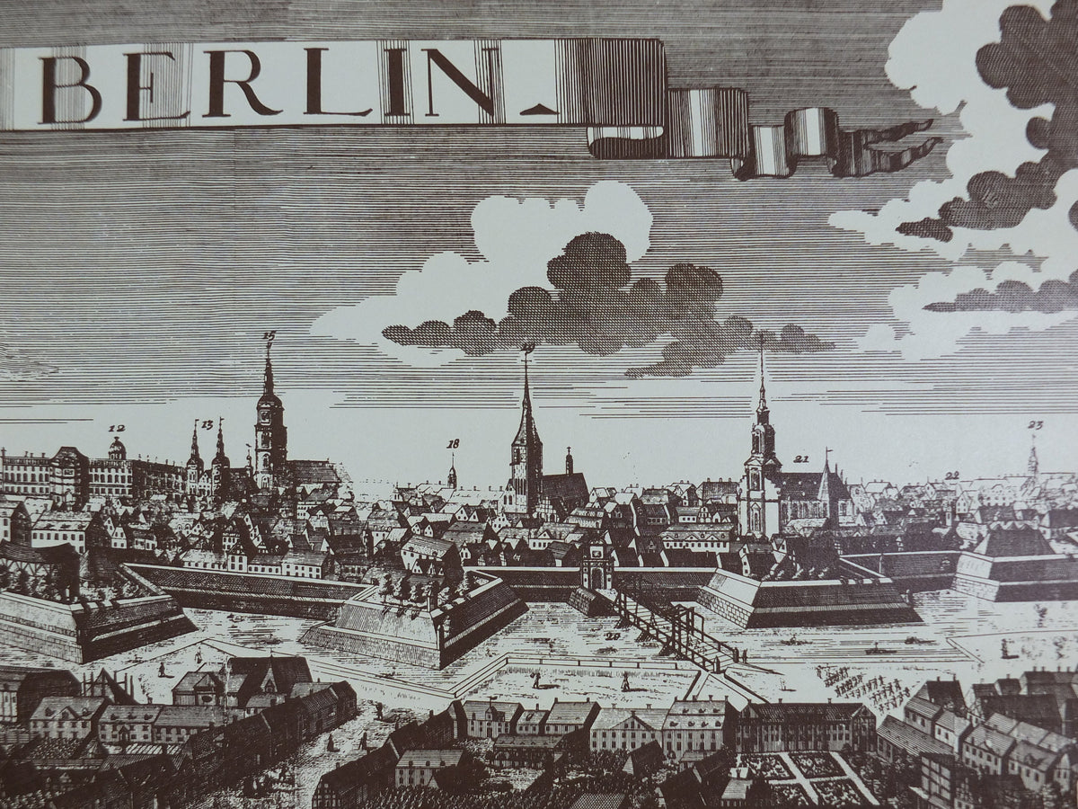 1980s DDR East Berlin Poster, Museums in Berlin, The Capital City of the DDR, travel tourism holiday vacation wall art decor