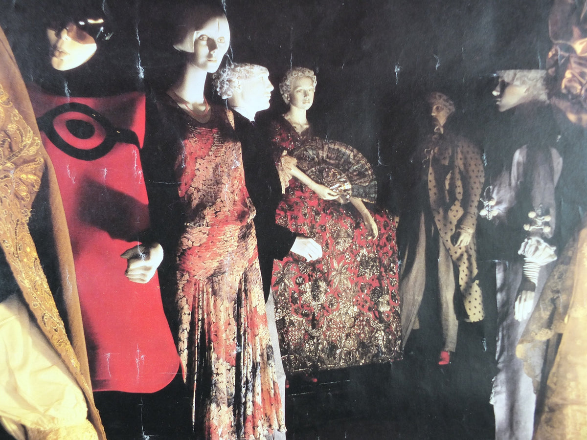 1980s V&A Museum Poster, Four centuries of the art of dressing,Victoria and Albert, gallery exhibition wall art decor