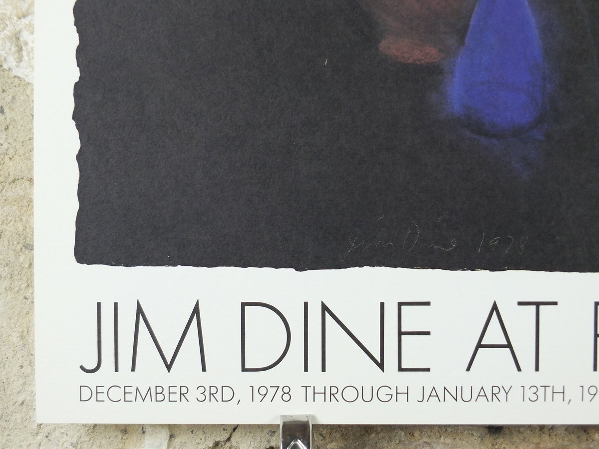 1978 Jim Dine Poster, Still Life Egyptian Objects, Pace Columbus, amazing condition, Pop Art Neo Dada, gallery exhibition, wall art decor