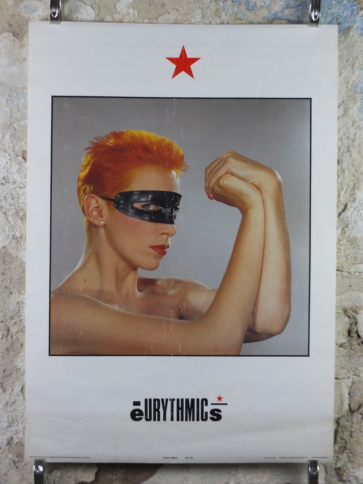 1983 Eurythmics Poster, licenced to Anabas AA124, Synthpop new wave dance rock, band music, wall art decor
