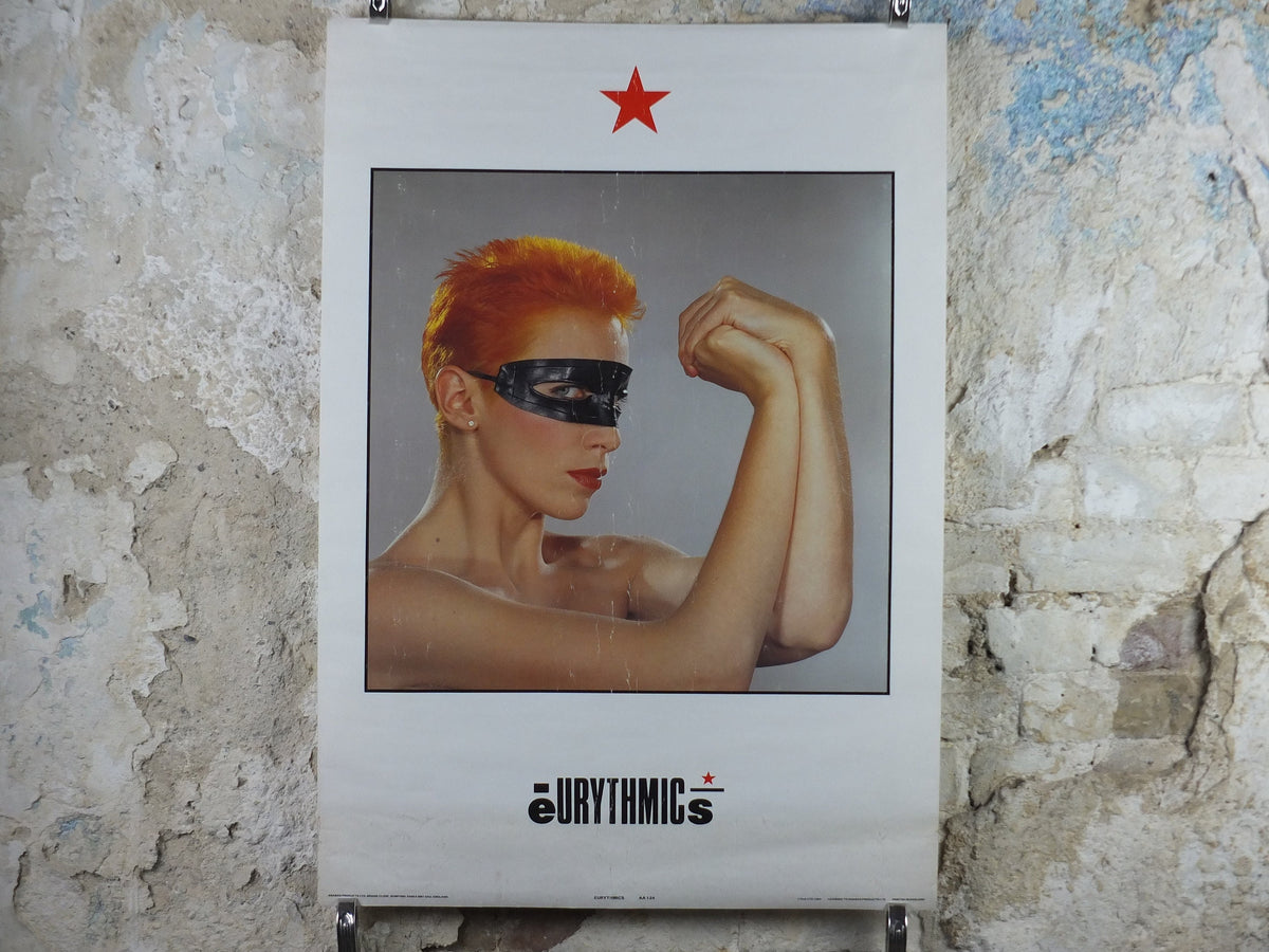 1983 Eurythmics Poster, licenced to Anabas AA124, Synthpop new wave dance rock, band music, wall art decor