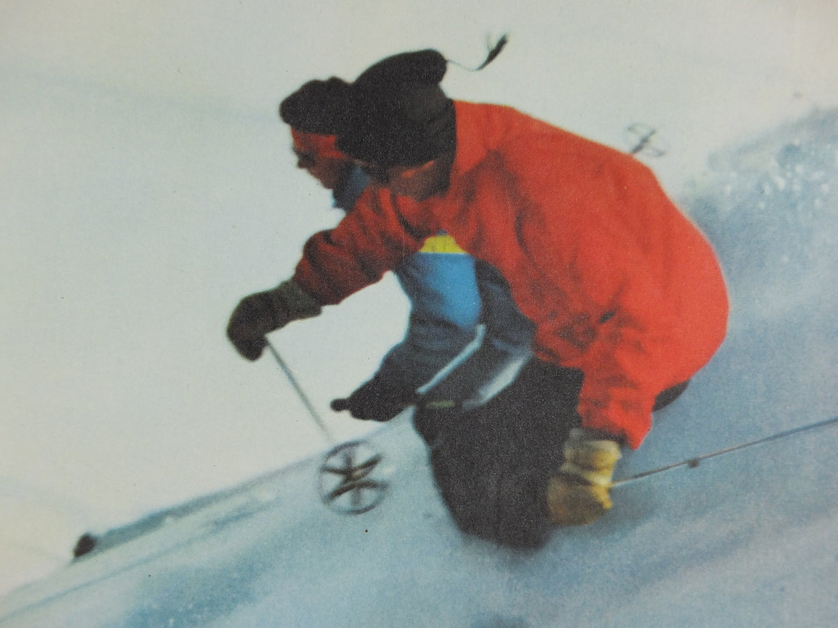 1950s Swiss Ski Travel Poster, Switzerland, Swiss National Tourist Office, Winter Holiday, travel tourism skiing vacation, wall art decor
