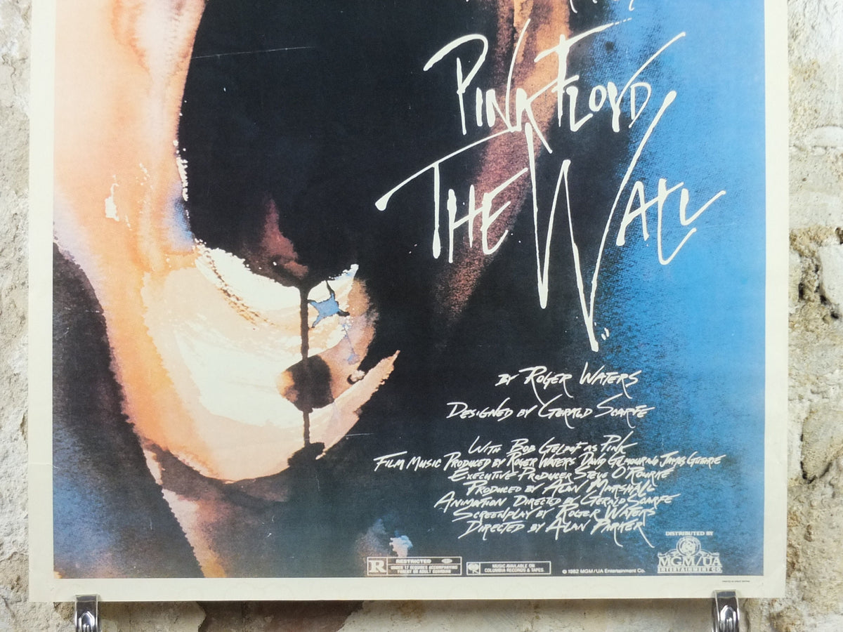 1980s Pink Floyd The Wall Poster, Scream, "Another Brick in the Wall, Part 2" "Run Like Hell" "Comfortably Numb", musical wall art decor