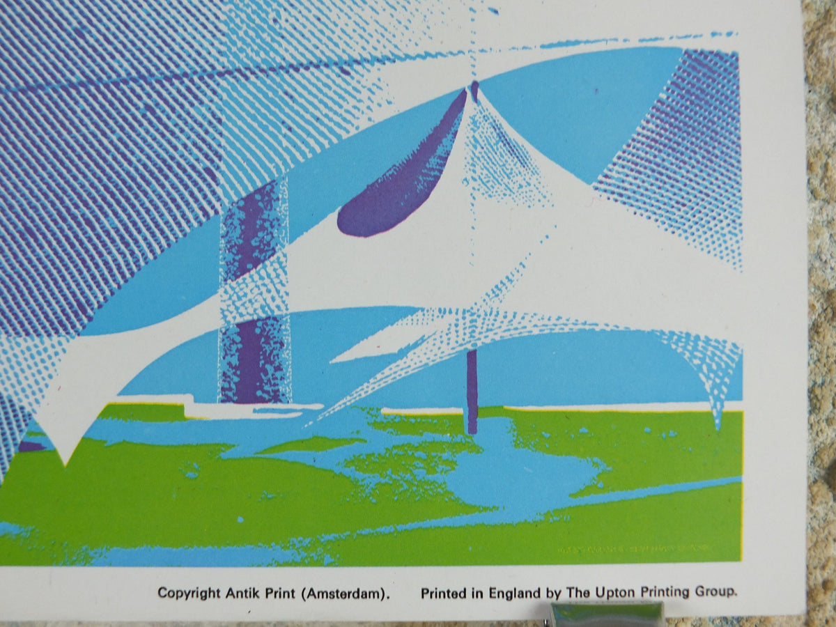 Vintage Olympic Games Munchen Munich 1972 Poster rings sports sport international summer wall art reprint 1970s