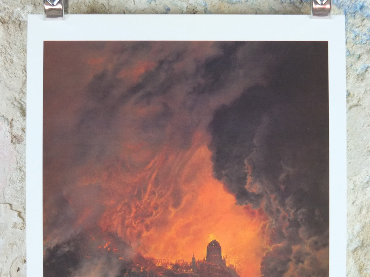 1998 Tolkien Silmarillion Poster, The Flight of the Numenoreans, by Ted Nasmith, Middle Earth pre Lord of the Rings, print wall art decor