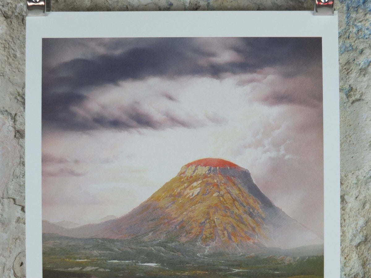 1998 Tolkien Silmarillion Poster, Turin at Amon Rudh, by Ted Nasmith, Middle Earth pre Lord of the Rings, print wall art decor