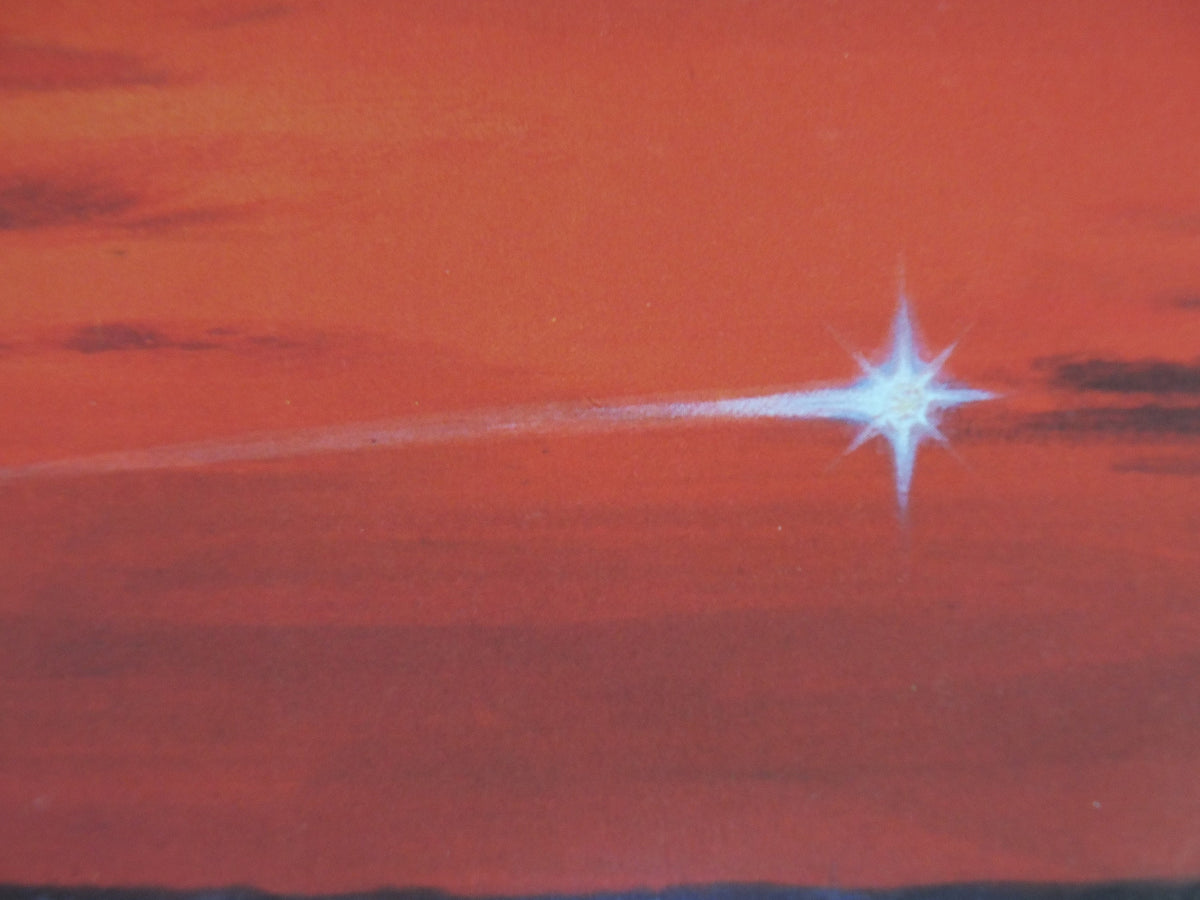 1998 Tolkien Silmarillion Poster, Maglor casts Silmaril in the sea, by Ted Nasmith, Middle Earth pre Lord of the Rings, print wall art decor
