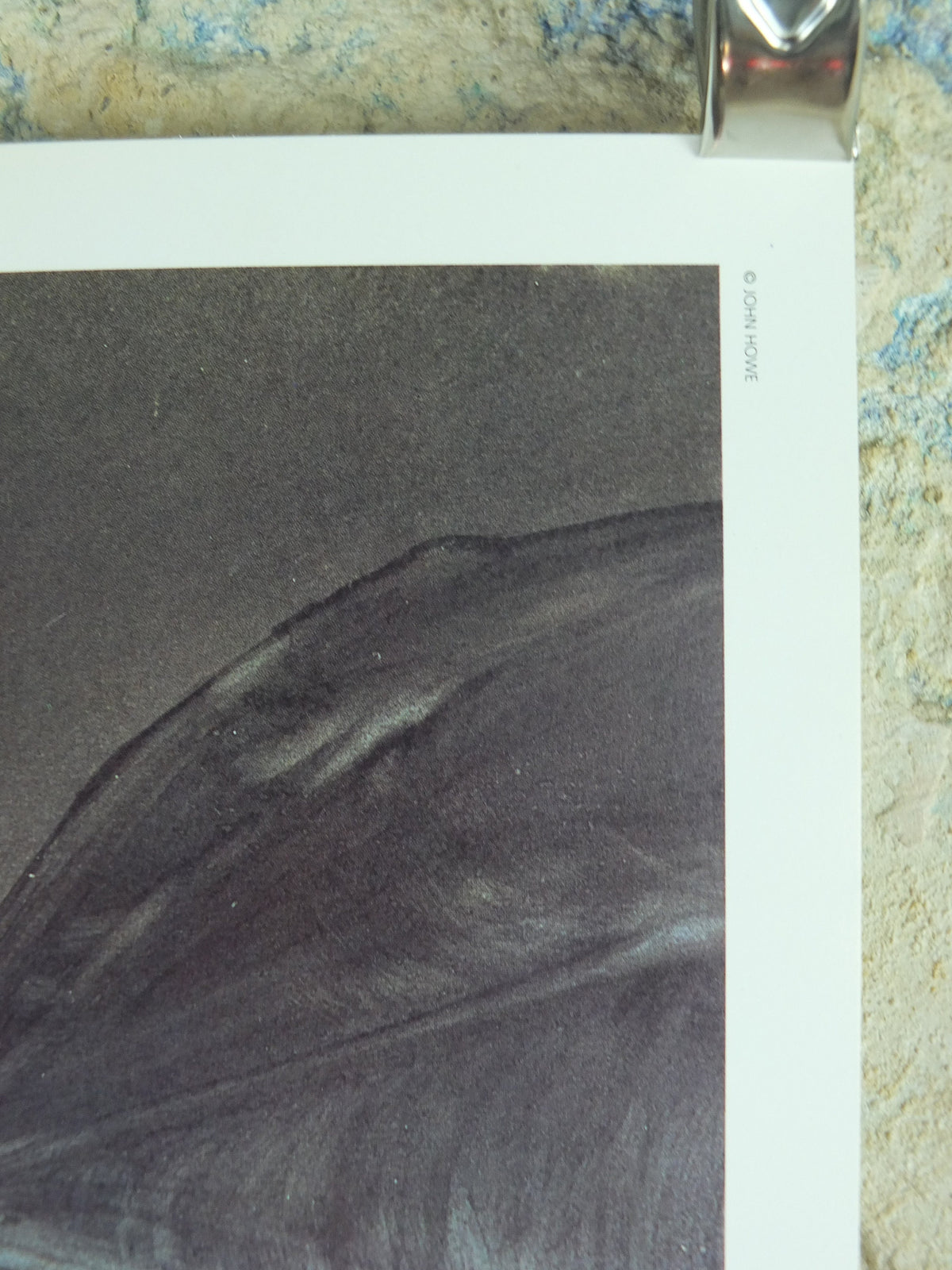 1993 Tolkien The Two Towers Poster, The Dark Tower and Nazgul, by John Howe, Middle Earth, Lord of the Rings, print wall art decor
